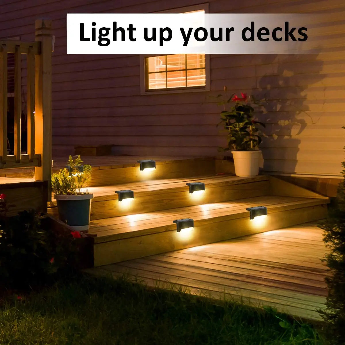 16 x Solar Deck Lights Outdoor