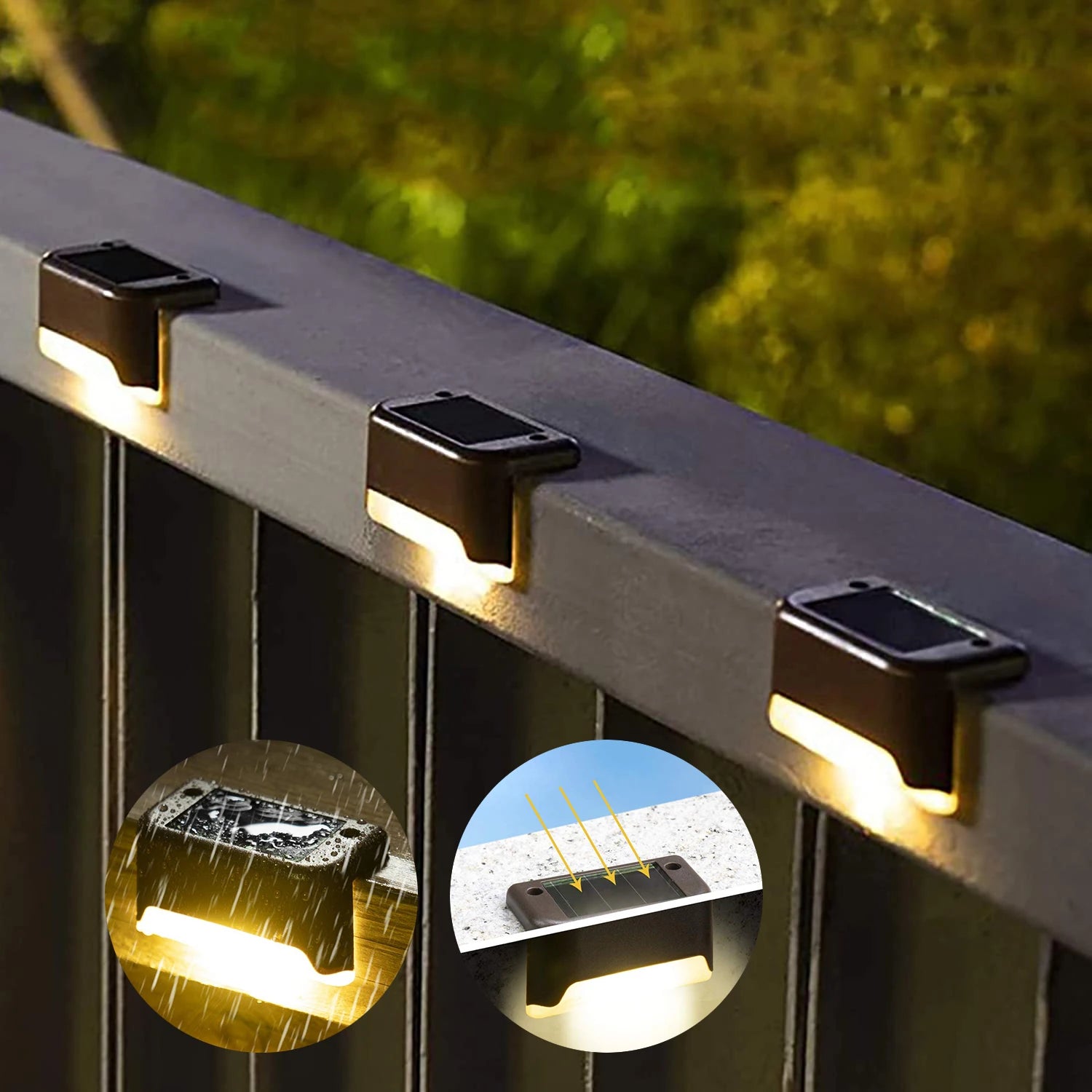 16 x Solar Deck Lights Outdoor