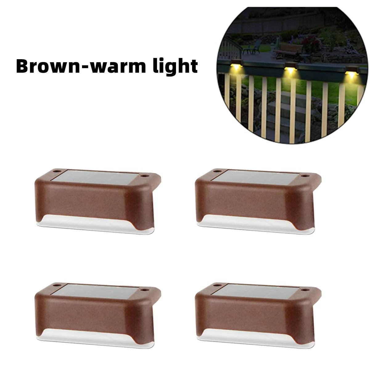 16 x Solar Deck Lights Outdoor